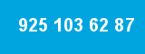 925 103 62 87